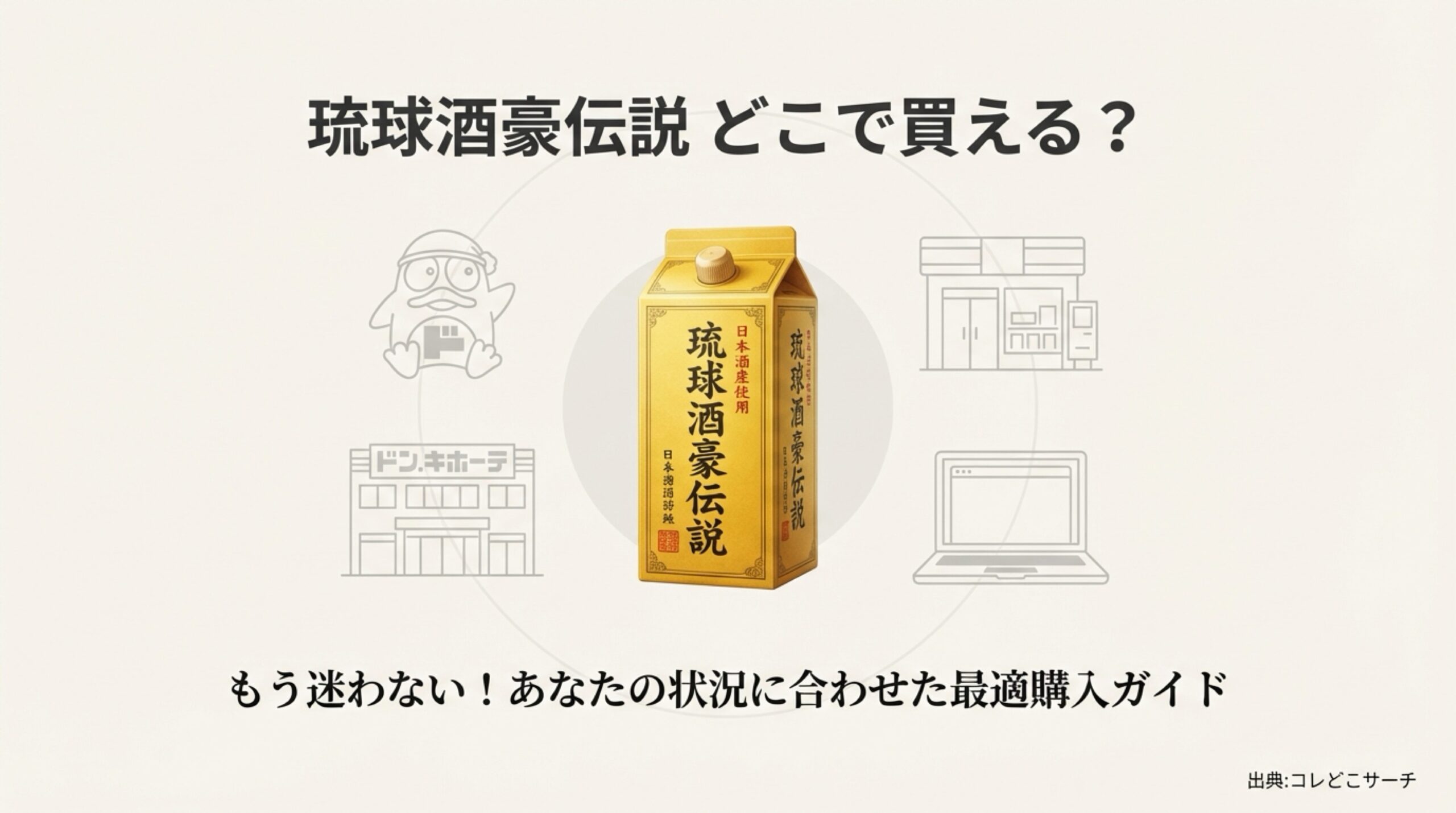 琉球酒豪伝説がどこで買えるか、ドン・キホーテやネット通販など状況に合わせた最適購入ガイドの表紙