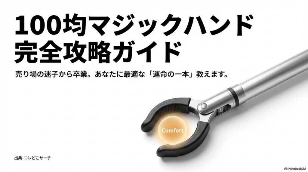 100均マジックハンド完全攻略ガイドの表紙イラスト