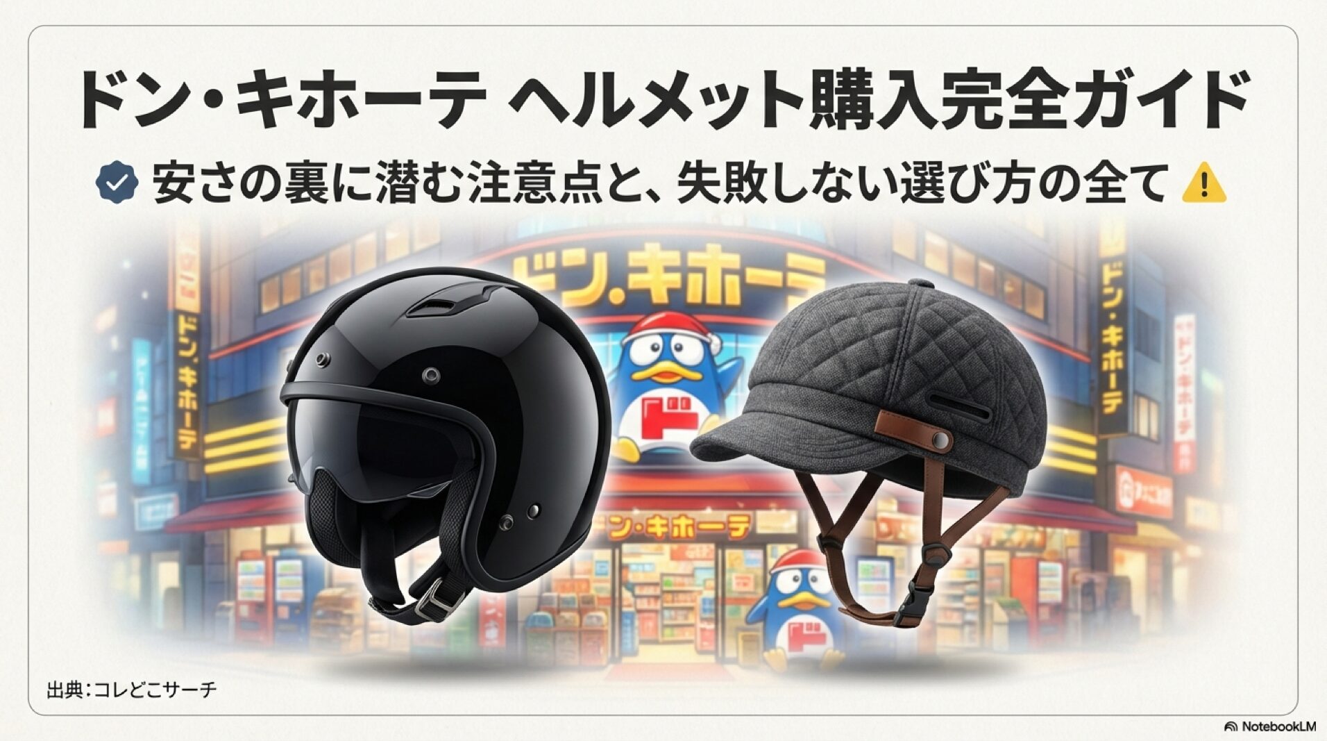 ドン・キホーテのヘルメット購入完全ガイドの表紙画像