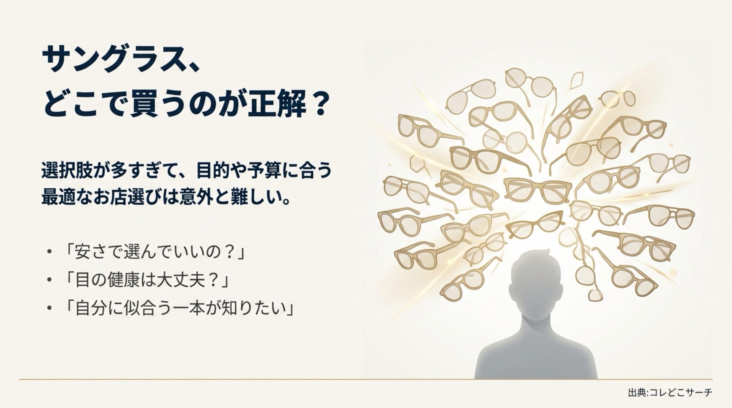サングラス購入完全ガイド 目的や予算に合う最適なお店選びの悩み解決
