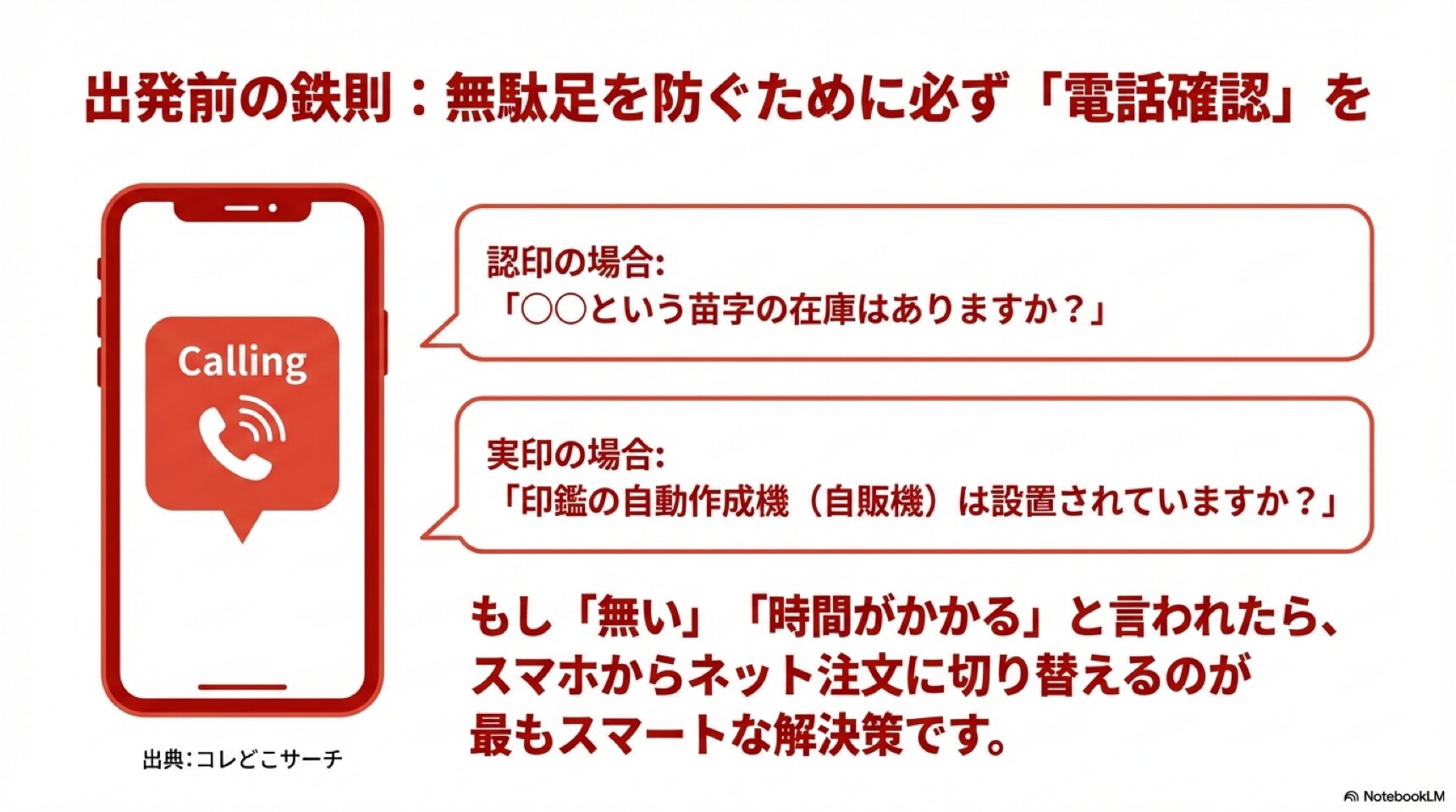 出発前の電話確認の重要性 ホームセンターに行く前に在庫や自動作成機の有無を電話確認するためのチェックリスト