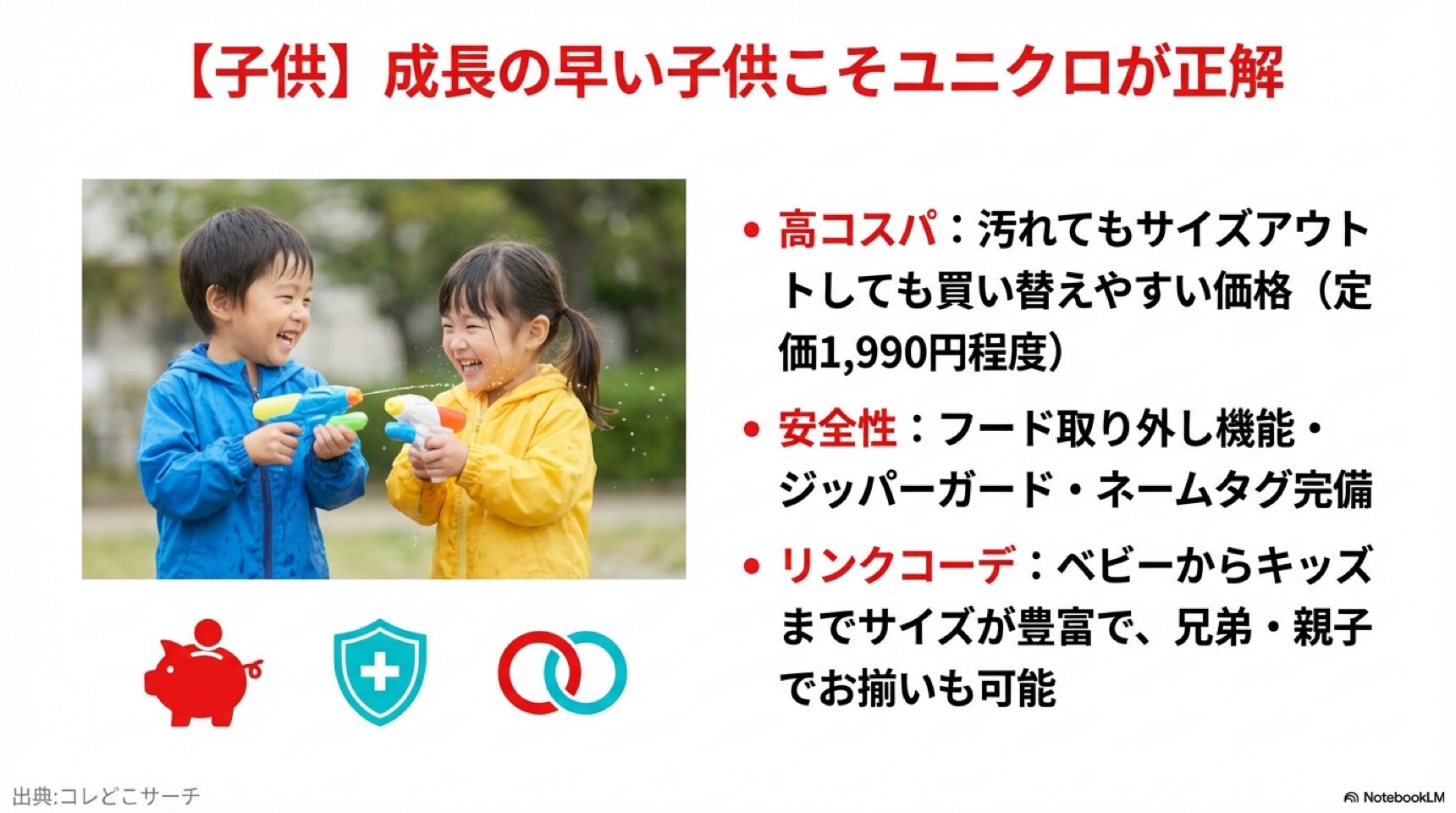 【子供】成長の早い子供こそユニクロが正解 子供の成長に合わせて買い替えやすいユニクロの安全性と高コスパなポイント
