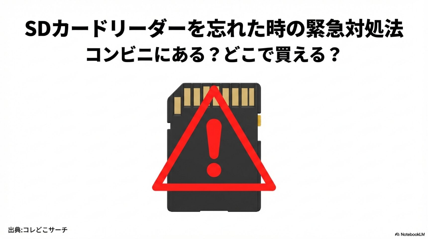 SDカードリーダーを忘れた時の緊急対処法と注意点