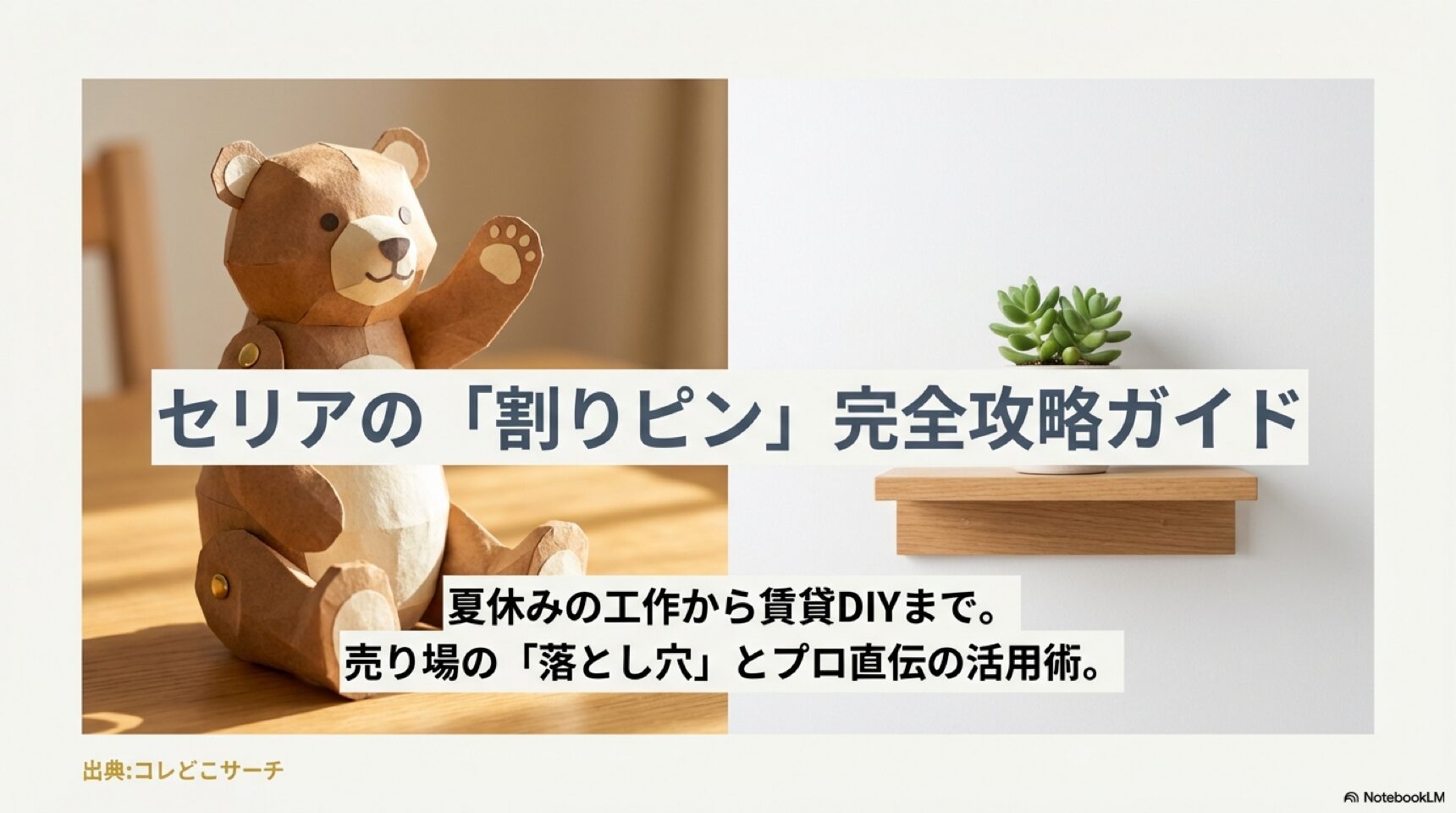 セリアの割りピン完全攻略ガイドの表紙画像